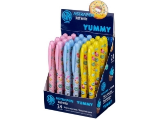 Pi�ro wieczne m�odzie�owe ASTRAPEN Yummy - 24 szt. display [opakowanie=24szt]