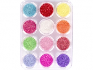 Zestaw mini brokat�w Creativo - Neonowy blask 12 sztuk [opakowanie=24szt] (CEN+3%)