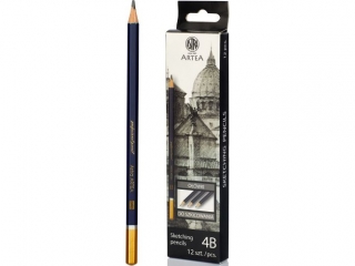 Owek do szkicowania 4B Astra Artea - box 12 sztuk [opakowanie=12szt]