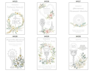 Laurka  LO 115x190 z kopert�  POL-MAK Komunia LOBK_KOM_117 [opakowanie=10szt]