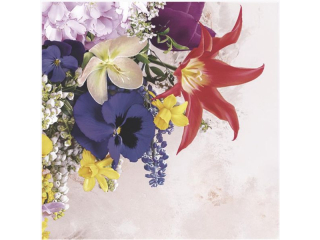 Serwetki POL-MAK Daisy Lunch 33cm 20szt. Charming Mix of Spring Flowers SD_WI_009201 [opakowanie=24szt]