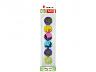 MAGNESY DO TABL.30MM/6 WZORKI