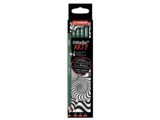 STABILO Othello etui kartonowe 6 szt. ARTY Soft (2*2B, 2*3B, 2*4B) - Nowości Promocja Targowa Stabilo