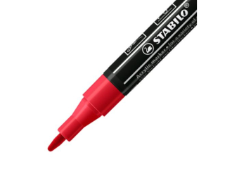 Marker STABILO Free Acrylic T100 karminowy [opakowanie=5szt]
