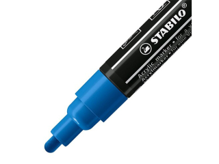 Marker STABILO Free Acrylic T300 ciemnoniebieski [opakowanie=5szt]