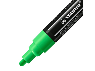 Marker STABILO Free Acrylic T300 ziele liciowa [opakowanie=5szt]