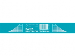Druk -Karta biblioteczna czyt.(1kpl=50s.)