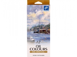 FARBY OLEJNE 12KOL/12ML TUBY