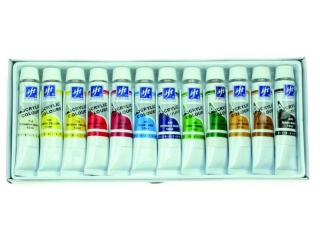 FARBY AKRYLOWE 12KOL/12ML TUBY