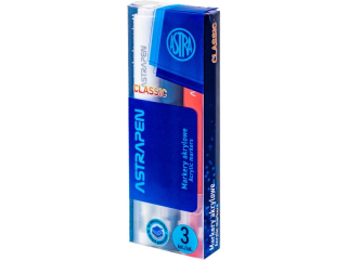 Markery trjktne akrylowe ASTRAPEN CLASSIC - 3 kolory PET box [opakowanie=12szt]