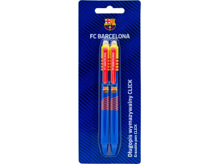 Dugopis wymazywalny automatyczny 0, 5 mm FC BARCELONA - 2 szt. blister [opakowanie=24szt]