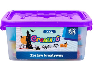 Zestaw kreatywny XXXL Halloween ASTRA Creativo - 2000 el. [opakowanie=6szt]