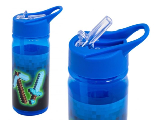 Bidon z rurką AQUA PURE BLUE PIXEL