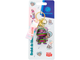 Brelok metalowy ASTRAFUN XX bear - 1 szt. tie-card [opakowanie=100szt]