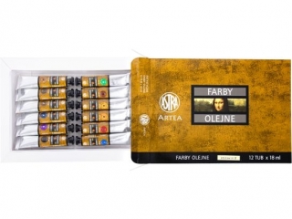 Farby tempera Astra 12 kol x 20 ml [opakowanie=4szt]