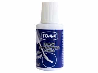 Korektor w pynie TOMA, w buteleczce z gbk, 20ml TO-018 [opakowanie=10szt]