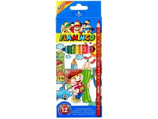 KREDKI 12KOL.FLAMINGO SZEŚCIOK