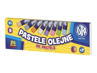 Pastele olejne Astra 24 kolory [opakowanie=12szt]