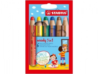 KREDKI WOODY, PUDEŁKO 6 SZT. (5)