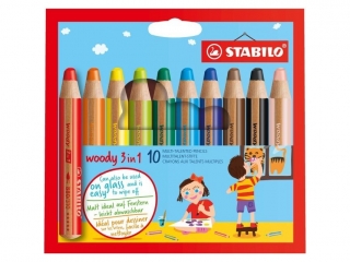 KREDKI WOODY, PUDEŁKO 10 SZT. (5)