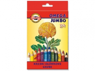 KIN KREDKI OMEGA JUMBO 3384 24 KOLORY