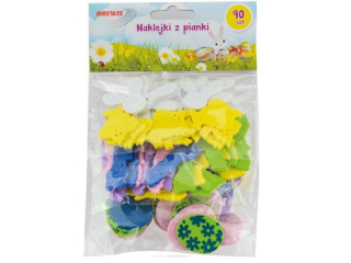 Naklejki z pianki nazwa: mix krliczki, jajka, kurczaczki ilo: 90 szt
