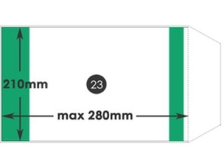 Okadka szkolna FOL-PLAST regulowana nr.23 "Zeszyt A5" 210x305mm [opakowanie=20szt]