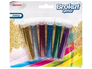 Brokat sypki rozmiar: 3g x 6 ilo: 6 szt kolor: mix
