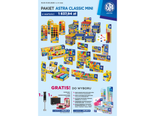 Pakiet P07 0326 ASTRA Astrino o warto�ci 1837, 94z� + GRATIS: towar lub blender
