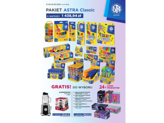 Pakiet P1 0726 ASTRA Classic o warto�ci 1438, 94  + GRATIS: towar lub blender