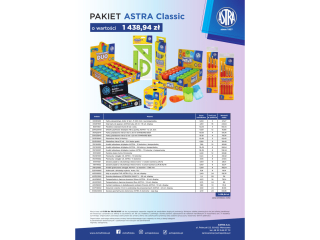 Pakiet P1 0726 ASTRA Classic o warto�ci 1438, 94  + GRATIS: towar lub blender