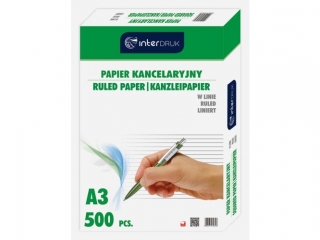 Papier kancelaryjny A3 500=