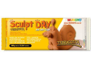 MUNGYO MASA RZEŹBIARSKA SAMOUTWARDZALNA 500G TERRACOTA