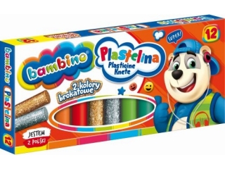Plastelina 12 kolorw 15 g ZWIERZAKI UCZNIAKI [opakowanie=10szt]