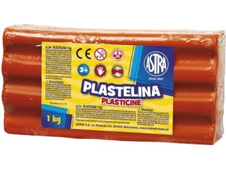 Plastelina Astra 1 kg czerwona
