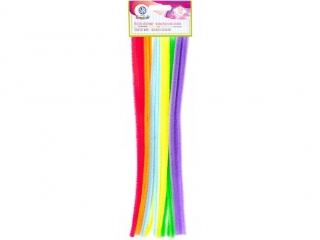 Druciki kreatywne fluorescencyjne Creativo 9 x 300 mm, mix 6 kol 20 szt. [opakowanie=24szt]