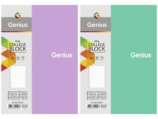 Koozeszyt B5 kratka 80k, "Genius 2" [opakowanie=4szt]
