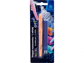Dugopis wymazywalny 0, 6 mm ASTRAPEN OOPS! Pastel + 2 wkady niebieskie - 1+2 szt. blister [opakowanie=24szt]