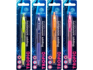 Dugopis automatyczny trjktny z gumowym uchwytem 0, 7 mm ASTRAPEN Tropic - 1 szt. blister [opakowanie=24szt]