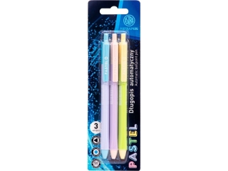 Dugopis automatyczny trjktny 0, 6 mm ASTRAPEN Fusion Pastel - 3 szt. blister [opakowanie=18szt]