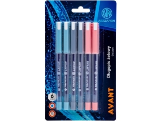 Dugopis elowy ze skuwk 0, 5 mm ASTRAPEN Avant - 6 szt. blister [opakowanie=12szt]