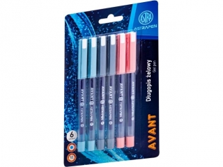 Dugopis elowy ze skuwk 0, 5 mm ASTRAPEN Avant - 6 szt. blister [opakowanie=12szt]