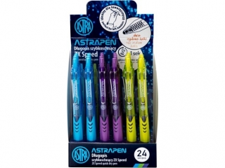 Dugopis automatyczny szybkoschncy z gumowym uchwytem 0, 5 mm ASTRAPEN ZX Speed - 24 szt. display [opakowanie=24szt]