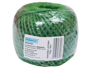 SZNUREK JUTOWY ZIELONY 90g 100m 8903 PROMBN