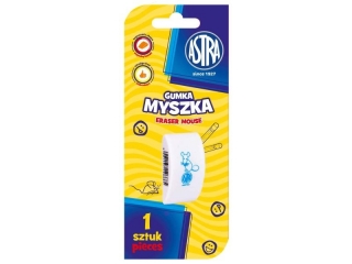 Gumka myszka ASTRA - 1 szt. blister [opakowanie=24szt]