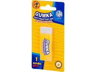 Gumka antybakteryjna ASTRA - 1 szt. blister [opakowanie=24szt]
