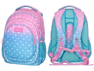 Plecak HEAD SILVER EFFECTxOMBRE PASTEL LOVE, AB420 [opakowanie=6szt]