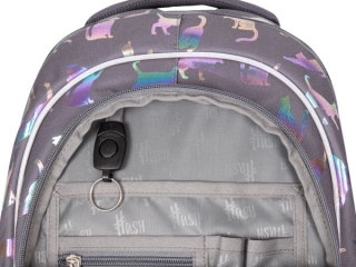 Plecak HASH HOLO EFFECT ULTRAVIOLET CATS, AB330 [opakowanie=6szt]