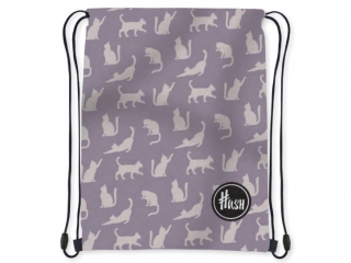 Worek na obuwie HASH AD1, PURPLE CATS [opakowanie=12szt]