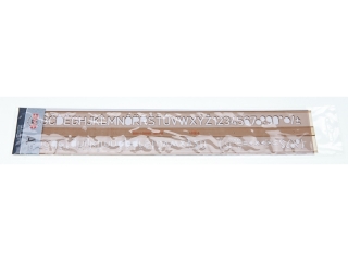 KIN SZABLON 748010 CYFROWO-LITEROWY 1.00 MM